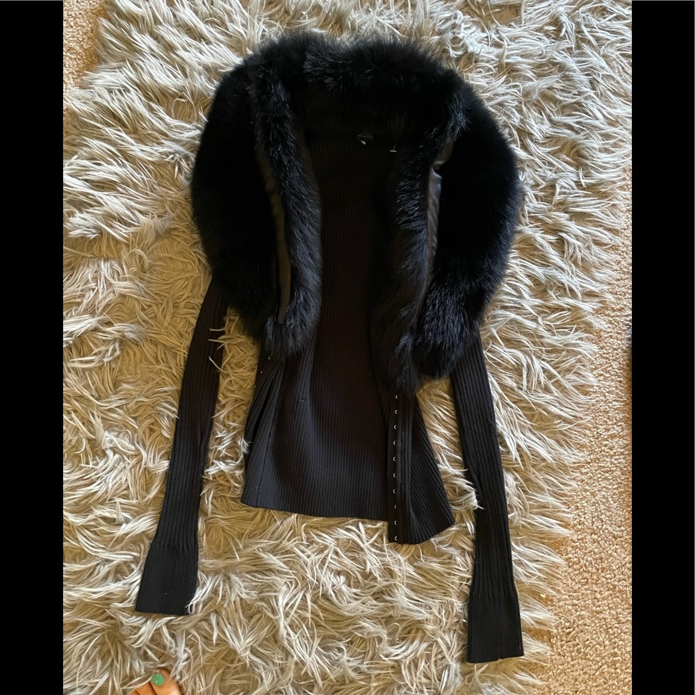 Boston proper real fox fir double row removal